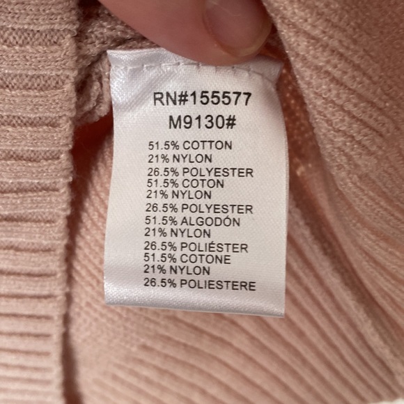 NEW Blush Light Sweater w/ Ruched - Picture 4 of 5